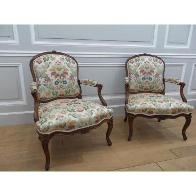 Louis XV Period Armchairs