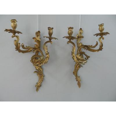 Pair Of Louis XV Sconces