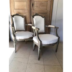 Pair Of Louis XVI Armchairs