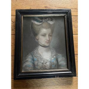 Lovely Portrait Of A Young Woman In Pastel