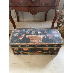 Large 18th Century Wedding Chest