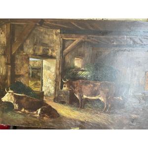 Large Painted Canvas