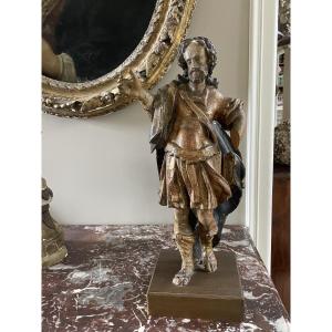 Statue Of A Saint From The 18th Century 