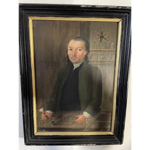 Portrait Of An 18th-century Master Glassmaker 