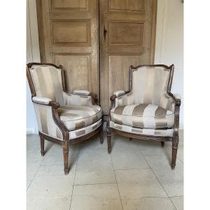 Pair Of 19th Century Bergères