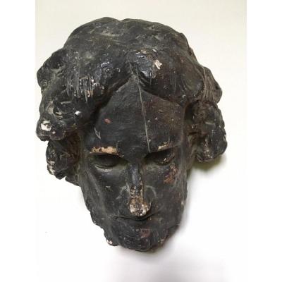 Head Of A Saint In Plaster