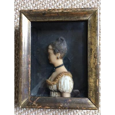 Miniature Silhouette In Wax Restoration Period