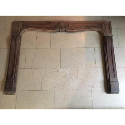 Fireplace Front In Louis XV Oak