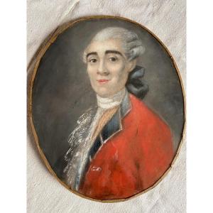 Pastel The Man In A Red Suit