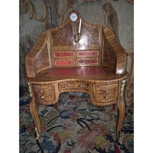 Louis XV-style Cabinet With Marquetry