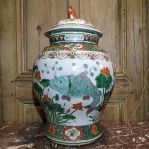 Large Chinese Jar From The 19th Century