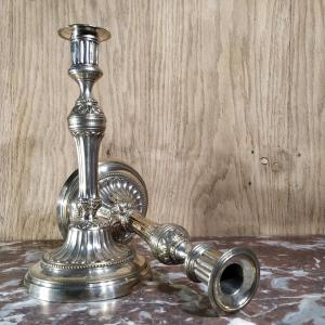 Pair Of Louis XVI Style Candlesticks