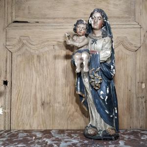 Virgin And Child Of Burgundy, 18th Century