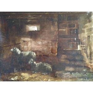 Sheepfold By Edmond Van Coppenolle