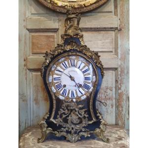 Louis XV Period Cartel Clock By Barbet Circa 1735