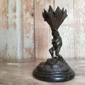 19th Century Bronze Froggy
