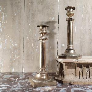 Pair Of 19th Century Candle Holders 