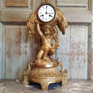Restoration Period Corn Boy Clock