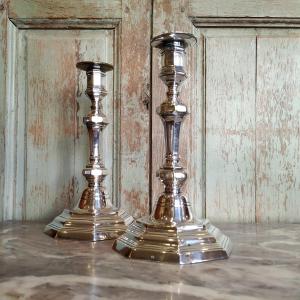 Pair Of Louis XIV Period Candlesticks