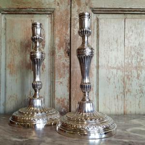 Pair Of Louis XVI Period Candlesticks