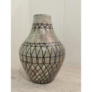 Stoneware Vase By Auguste Delaherche