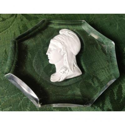 Paperweight, Cristallo-porcelain, Saint-mandé Nineteenth