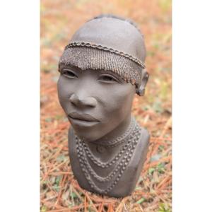 Ben Apollo Kikuyu Bride Young Kenyan Bride Terracotta Bust