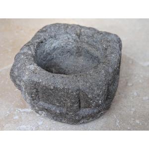 Holy Water Font In Carved And Sculpted Granite. Early Period
