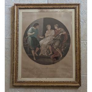 The Painter's Studio After Angelika Kauffmann Engraved By Thomas Burke