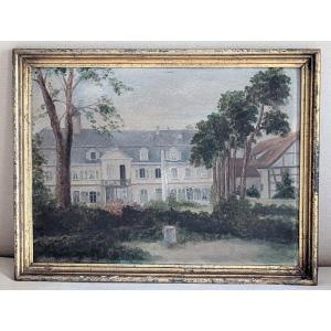 Château Klinglin Oil On Cardboard