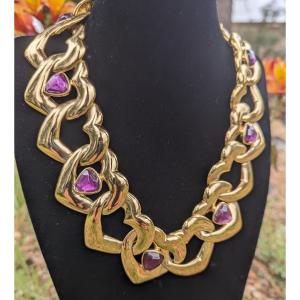 Yves Saint Laurent Antique Necklace, 1980s 