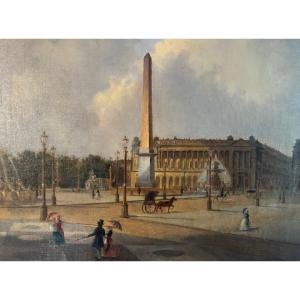 Painting La Concorde Place ( Paris )