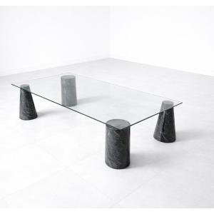 Glass And Marble Coffee Table, 1970