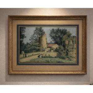 Nouaille Abbey By R. Besse, 1914