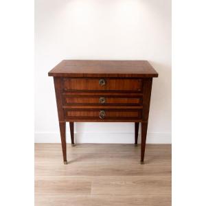 Louis XVI Period Marquetry Chiffonier