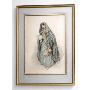 Watercolor 1909 Georges Scott