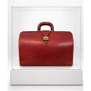 Hermès Doctor's Bag In Burgundy Leather – 20th Century