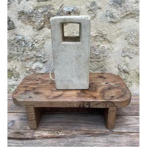 Sculptural Stone Lamp - Albert Tormos