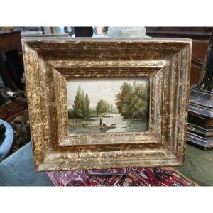 Pair Of 19th Century Landscape Panels 