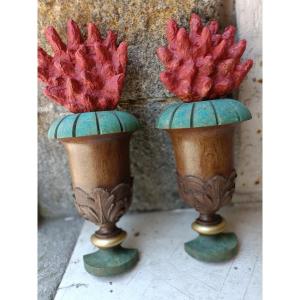 Pair Of Fire Pots