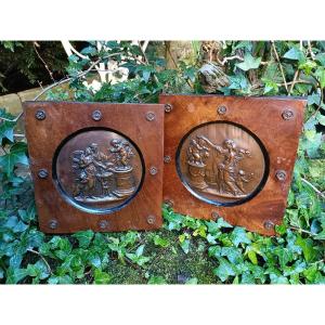 Pair Of 19th Century Medallions