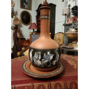 Neoclassical Covered Bottle. 19th Century.