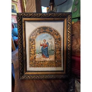 Illuminated Manuscript On Vellum. 19th Century 