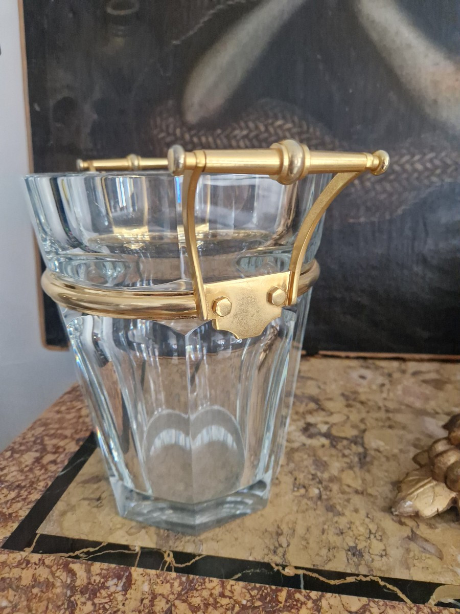 Secchiello per il ghiaccio o refrigeratore per vino Baccarat "Moulin Rouge". Circa 1985. Nessun-photo-6