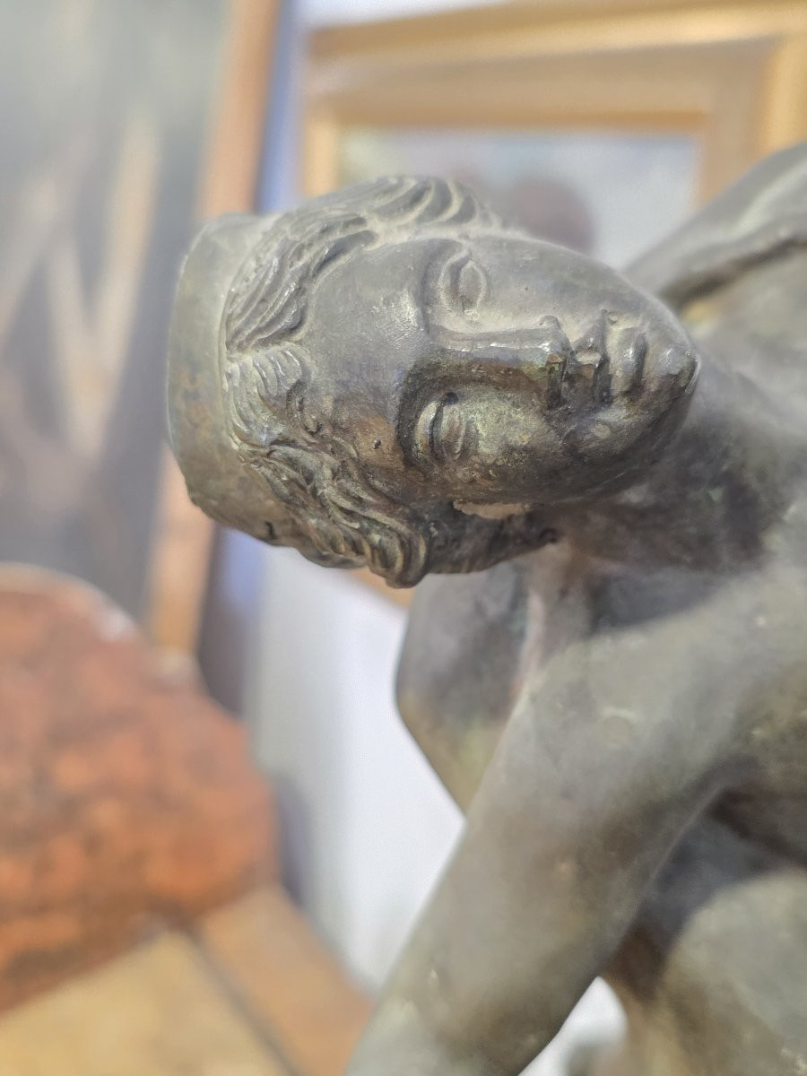 Grande scultura in bronzo raffigurante: Il Ratto delle Sabine del Giambologna - Italia XIX seco-photo-7