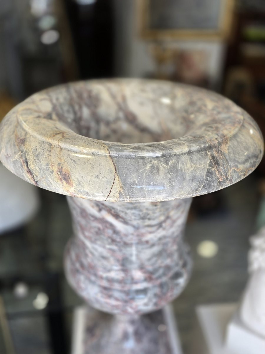 Vaso in marmo di forma medicea, inizio XX secolo-photo-4