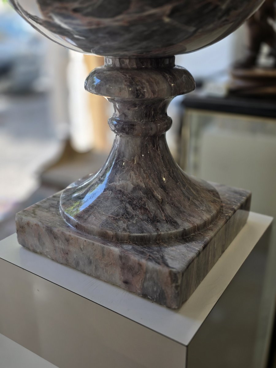 Vaso in marmo di forma medicea, inizio XX secolo-photo-4