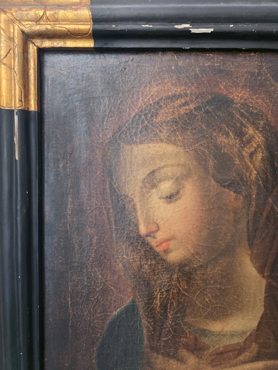 Quadro raffigurante Madonna Addolorata del XVII secolo.-photo-2