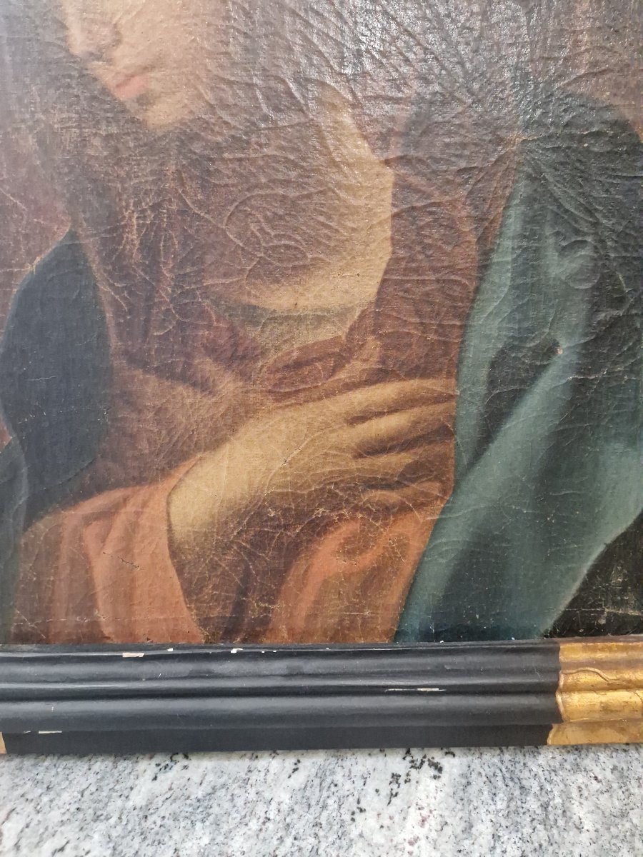 Quadro raffigurante Madonna Addolorata del XVII secolo.-photo-4