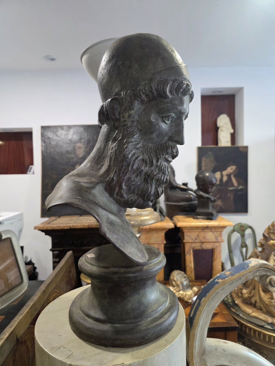 Chiurazzi - Busto greco in bronzo-photo-1